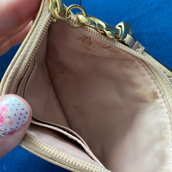 Coach glitter gold wristlet - Picture 5 of 5